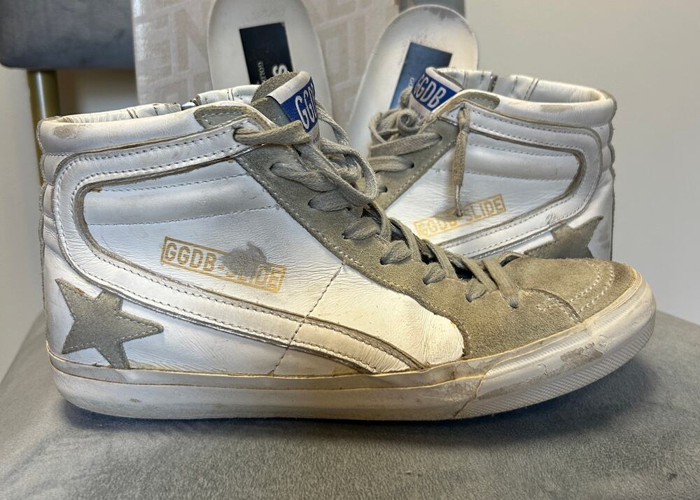 Golden Goose Slides, Size 37 US 7 with box
